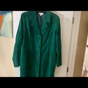 Womens NWOT Suede Coat